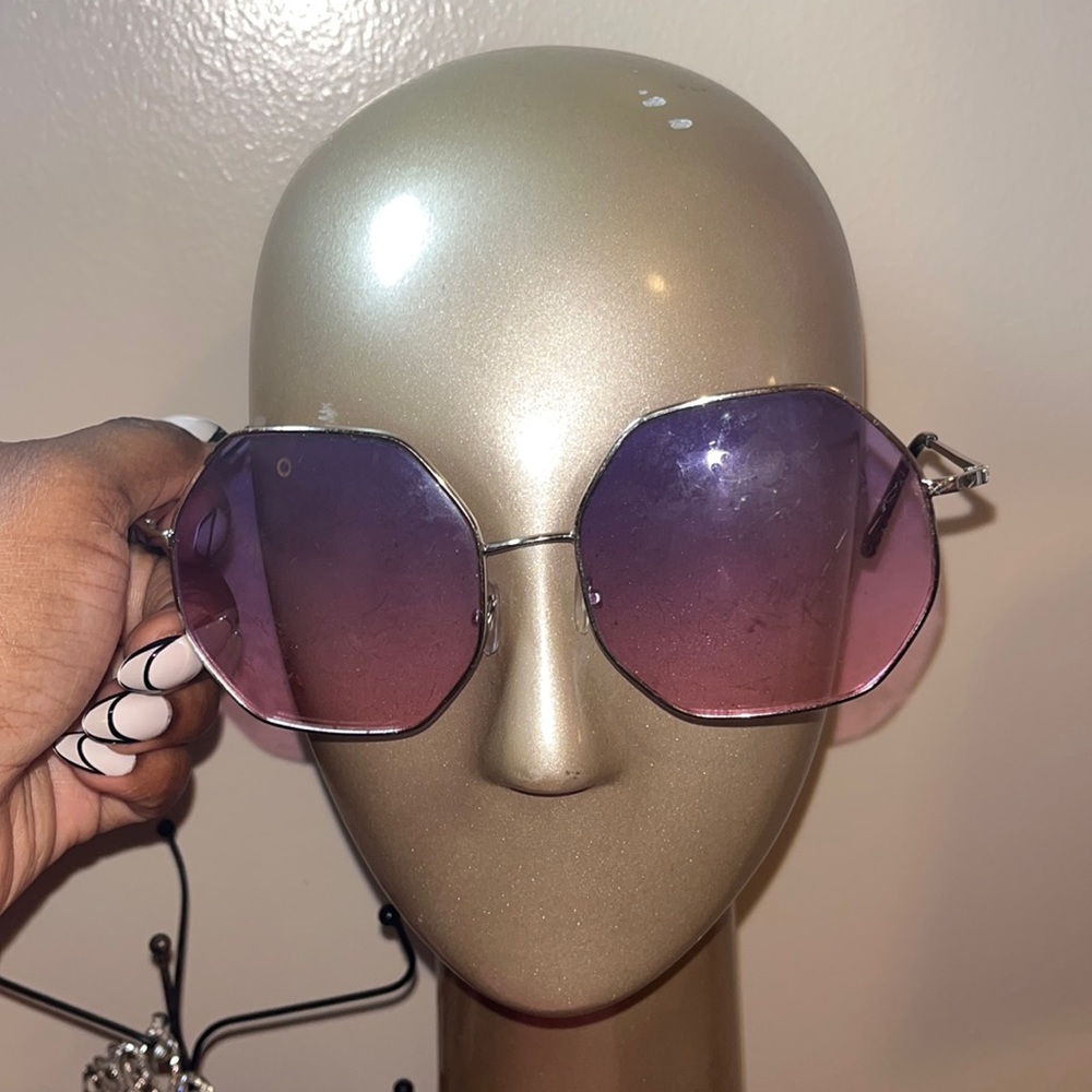Pink purple sunglasses